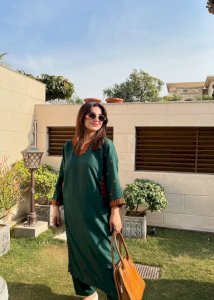 Golden grace 2pcs embroidered (stitched)