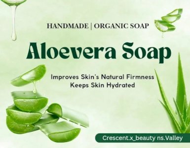 Aloe Vera Soap 90g – Moisturizing & Skin Care Soap for All Skin Types