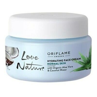 Love Nature Hydrating Face With Organic Aloe Vera & Coconut Water 50ml