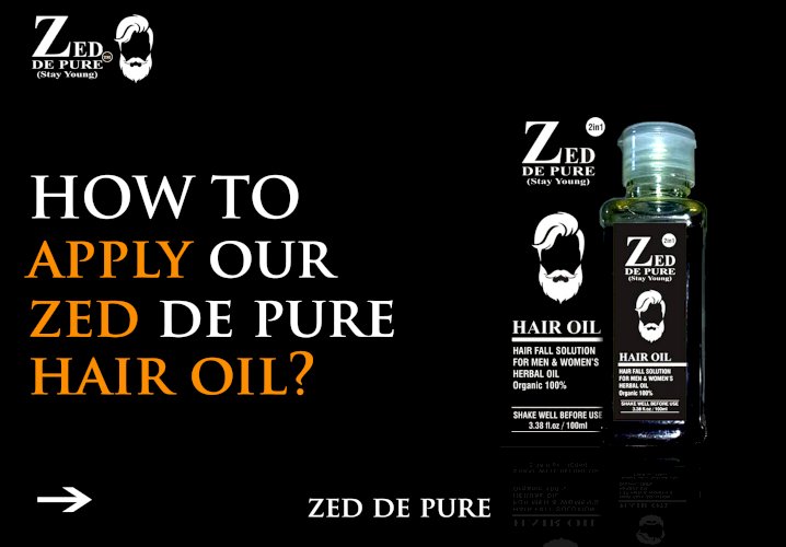 Zed De Pure -Organic Hair Oil Pakistan Best Hair Oil Control Hair Fall & Dandruff