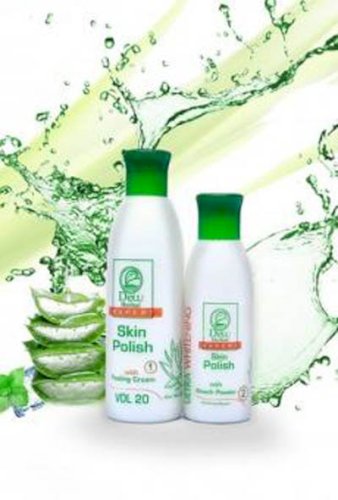 Dew Herbal Ultra Whitening Skin Polish Bleach Original 100% Result 3 in 1 Urgent Facial