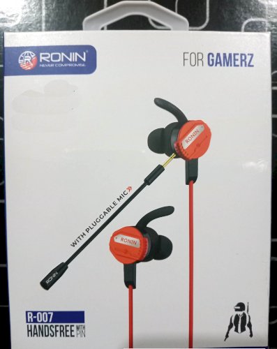 Ronins R-007 Gamerz R007 Gamers Earphones Original - Best for Gaming - PUBG Earphone Best Handfree Handsfree All Games