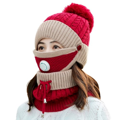 Women Winter Cap and Neck and Warm Face Cover Neck Scarf Girls Ladies Cap and Neck / Face Warmer
