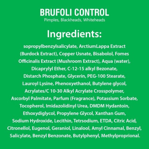 BRUFOLI CONTROL Pimples, BlackHeads, WhiteHeads, Acne (30ml)