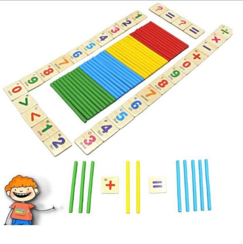 Wooden Mathematical Numbers For Kids 