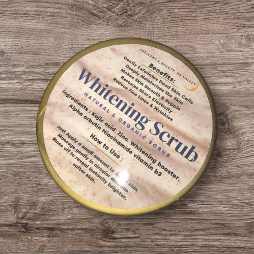 whitening scrub