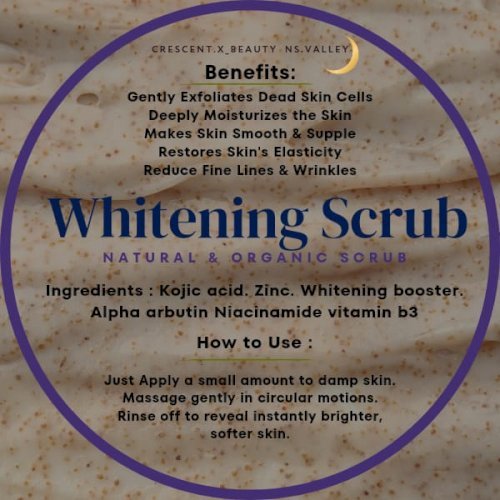 whitening scrub