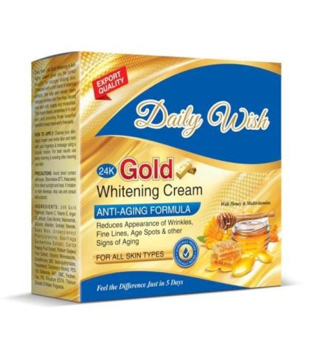 Daily Wish 24K Gold Cream – Advanced Brightening & Anti-Aging Moisturizer | Hydrating Face Cream