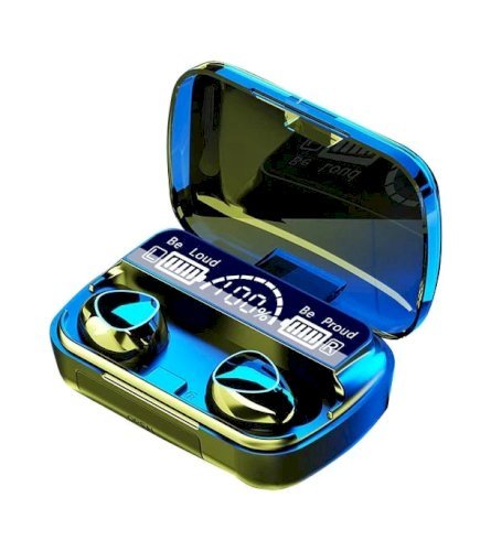 M10 Damix V 5.3 Bluetooth Wireless Earbuds with LED Display, Touch Control, and Long Battery Life
