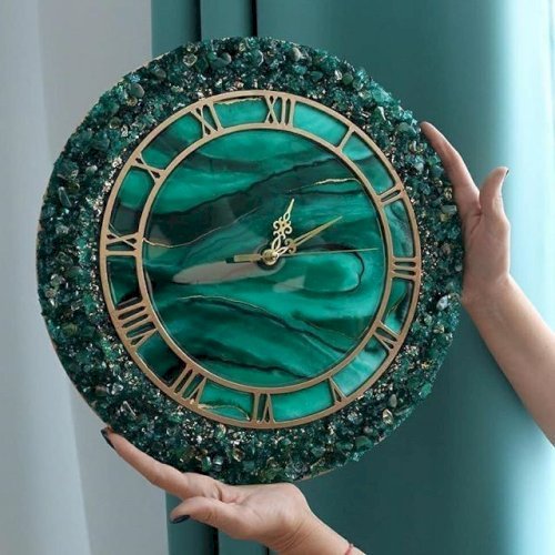 Luxury Handcrafted Resin Art Decor Collection | Clocks, Holders, and Custom Gifts