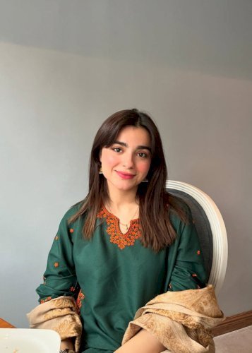 Golden grace 2pcs embroidered (stitched)