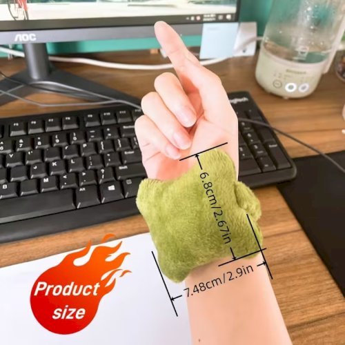 Ergonomic Wrist Support Mouse Pad with Cushion – Comfortable Keyboard & Mouse Use