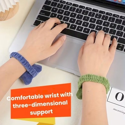 Ergonomic Wrist Support Mouse Pad with Cushion – Comfortable Keyboard & Mouse Use