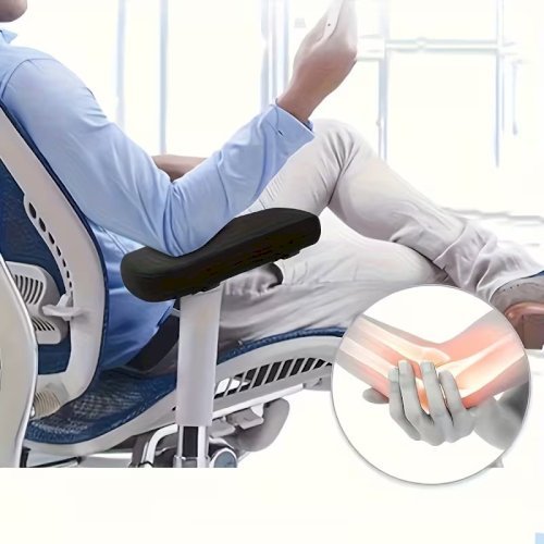 Office Chair Armrest Covers with Soft Cushion – Elbow Protection Pad for Comfort Use