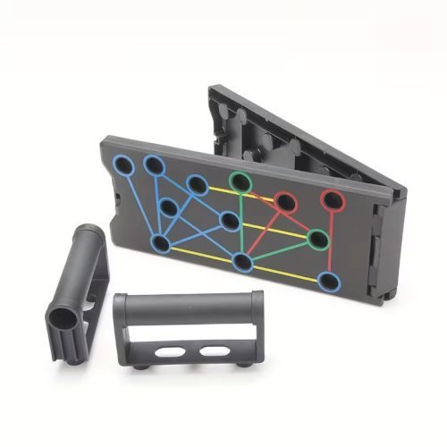 Multi-Functional Push-Up Board Training System – Home Gym Equipment for Full Body Strength Workout with Resistance Bands