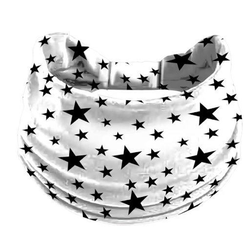 Women Star Print Headband – Stretchy Non-Slip Sweatband for Sports & Daily Wear