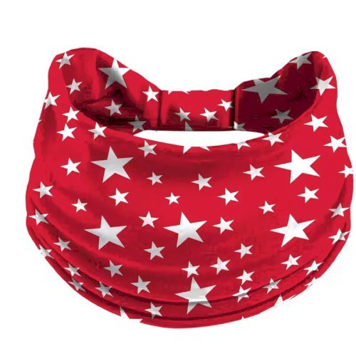 Women Star Print Headband – Stretchy Non-Slip Sweatband for Sports & Daily Wear