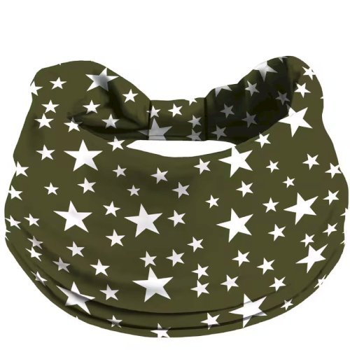Women Star Print Headband – Stretchy Non-Slip Sweatband for Sports & Daily Wear