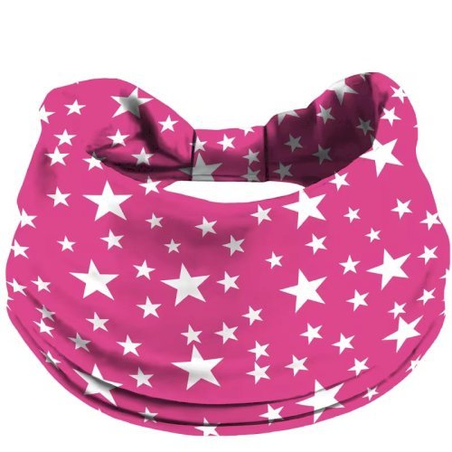 Women Star Print Headband – Stretchy Non-Slip Sweatband for Sports & Daily Wear